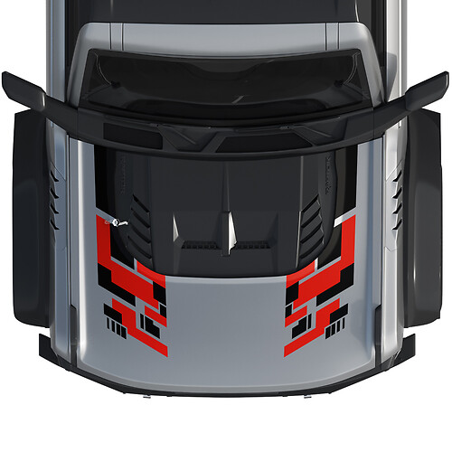 Motorkap Bronco Raptor Wrap Graphics Decal Sticker voor Ford Bronco