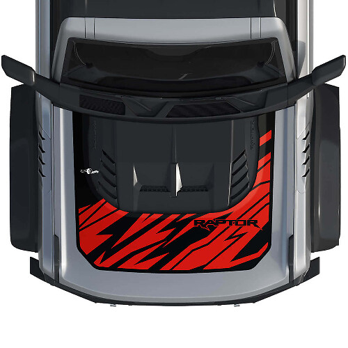 Motorkap Bronco Raptor Wrap Graphics Decal Sticker voor Ford Bronco 2 kleuren 2
