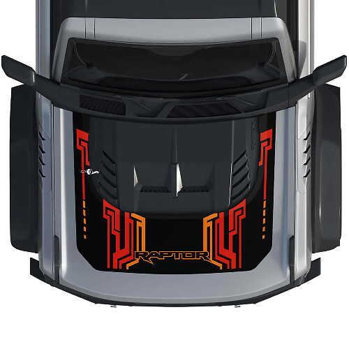 Motorkap Bronco Raptor Wrap Graphics Decal Sticker voor Ford Bronco 3 kleuren
