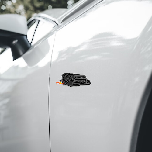 1320 HEMI Spatbordembleem 3D Badge