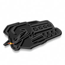 Hemi Motor 3D Spatscherm Badge Embleem voor Dodge Ram 1500 TRX_2