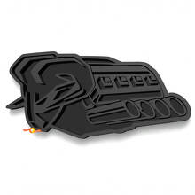 Hemi Motor 3D Spatscherm Badge Embleem voor Dodge Ram 1500 TRX_4