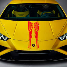 Motorkap Ontwerp Stripe Racing Vinyl Decal Sticker Grafiek 4 voor Lamborghini Huracan Evo 3