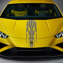 Motorkap Ontwerp Streep Racing Vinyl Sticker Grafische voor Lamborghini Huracan Evo 2
 2