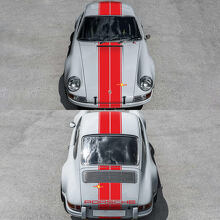 Centraal Race Stripe Vinyl Sticker Kit voor Porsche 911 ST 1970_3