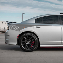 IJzeren Bij Scat Pack Achterste Kwartaal Zijstreep Vinyl Decal Sticker voor Dodge Charger
 2