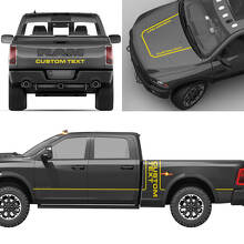 Aangepaste Lettering Complete Kit Vinyl Stickers voor Dodge Ram Power Wagon_6