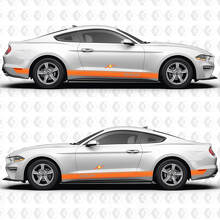Shelby zij-instap zijpaneel streep race-decals stickers voor Ford Mustang
 3