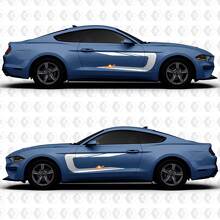 Deurstreep Vinylstickers in Racingstijl voor Musclecar Mustang_3