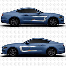 Zijdelingse Deuren Racing Strepen Vinyl Decal Sticker Graphics voor Musclecar Musclecarmodel GT 3