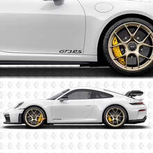 GT3RS GT3 RS Sticker Embleem voor achter- en zijkanten van Porsche 911 GT3 RS
 2