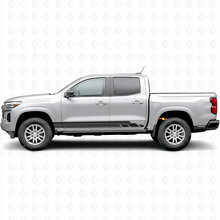 Gelaagde Lightning Deur- & Sierlijsten Vinyl Strepen voor Chevrolet Colorado 3e Generatie 2023-2026_2