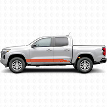 Gelaagde Lightning Deur- & Sierlijsten Vinyl Strepen voor Chevrolet Colorado 3e Generatie 2023-2026_4