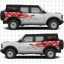 Side Doors Splash Graphics Decals Stickers for Ford Bronco 2