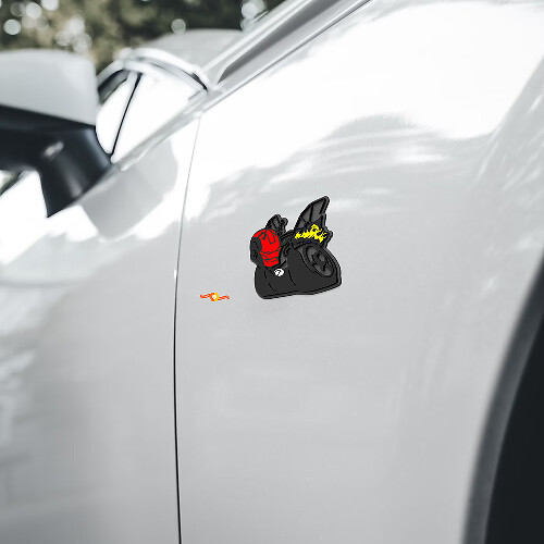 IronBee Pack Fender Tailgate Badge Emblem for Dodge Charger Challenger 1