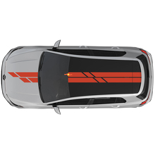 Hood Roof Racing Stripes Decals Stickers kit For Volkswagen Golf GTI 2