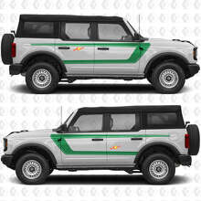 Retro Stijl Strepen Zij Vinyl Decal Kit voor Musclecar paard_2