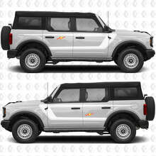 Retro Stijl Strepen Zij Vinyl Decal Kit voor Musclecar paard_3