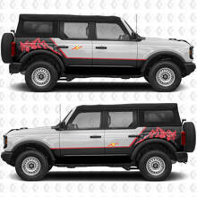 Mountain Style Strepen Zij Vinyl Decal Kit voor Musclecar paard_2