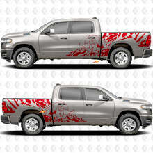 Bull Splash Zijdeuren Stickers Decals Graphics voor Dodge RAM 1500 2500 3500 2