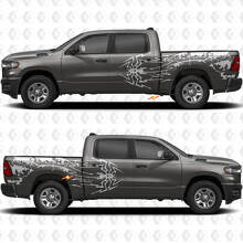 Spider- en Splash-zijkant vinylstickerset voor Dodge Ram 1500_2