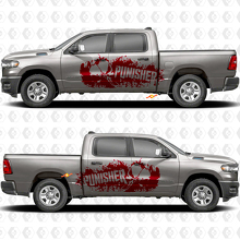 Side Doors Bedside Punisher Splash Stickers Decals Graphics for Dodge RAM 1500 2