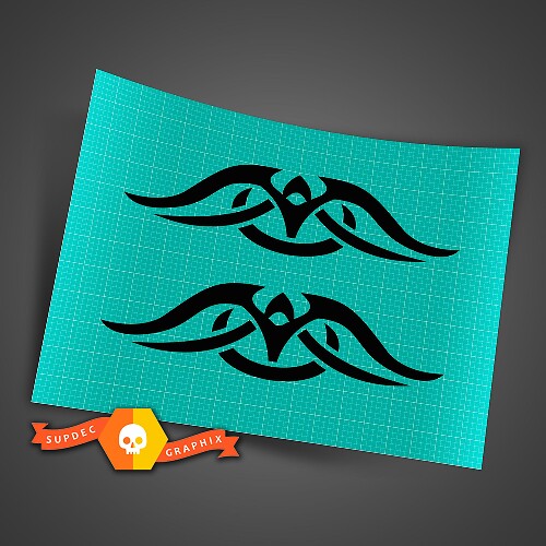 Kap Sticker Sticker Tribal Tattoo Stijl #004