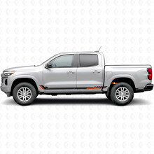 Racing Line Deur- en Sierlijst Vinyl Strepen voor Chevrolet Colorado 3e Gen 2023-2026_2