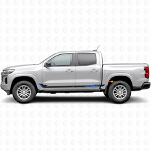 Racing Line Deur- en Sierlijst Vinyl Strepen voor Chevrolet Colorado 3e Gen 2023-2026_3