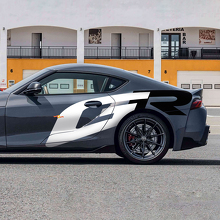Rear Doors Side GR Supra supercar Racing Graphics Decals Stickers for Toyota Supra MK V A90 A91 3