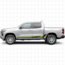 Retro Mountain Wave Deur- & Sierlijst Vinyl Strepen voor Chevrolet Colorado 3e Generatie 2023-2026_3