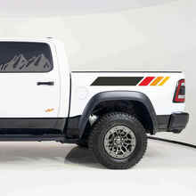Side Bedside Stripes Stickers Decals Graphics for Dodge RAM 15000 2