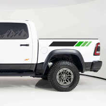 Side Bedside Stripes Stickers Decals Graphics for Dodge RAM 15000 5