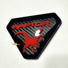Raptor Edition Spatbord Emblemen Achterklep Embleem 3D Embleem Carbon Achtergrond 2