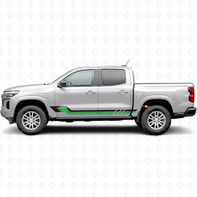 Retro Parallel Deur- & Side Skirt Vinyl Strepen voor Chevrolet Colorado 3e Gen 2023-2026_3