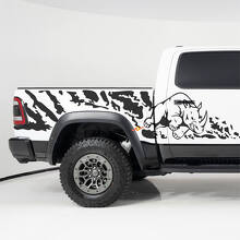Rhino Splash Zijbed Vinyl Decals Kit voor Dodge RAM 1500 RHO_2