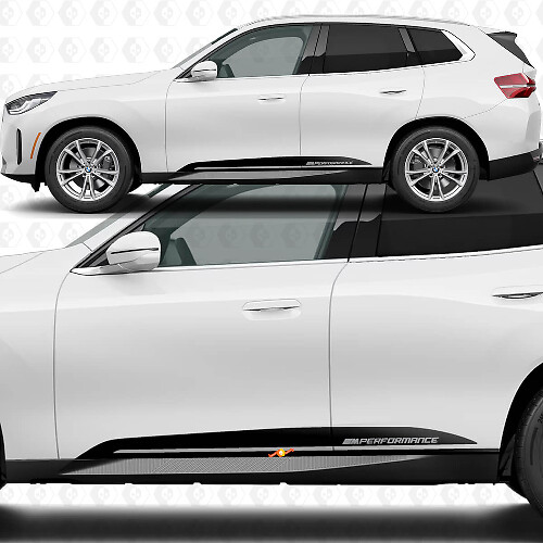 Zijklepstrepen M Performance Decal Kit voor BMW X3 G45