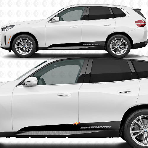 Zijdeur Rocker Panel Strepen M Performance Decal Kit voor BMW X3 G45 1