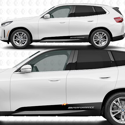 Zijdeur Rocker Panel Strepen M Performance Decal Kit voor BMW X3 G45