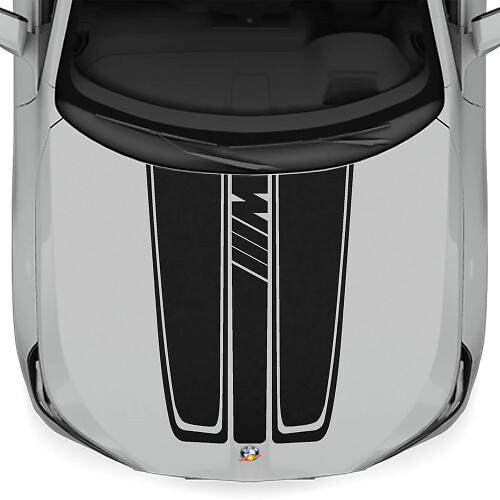 M-Style Motorkap Strepen Vinyl Decal Kit voor BMW X3 G45