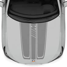 M-Style Motorkap Strepen Vinyl Decal Kit voor BMW X3 G45_2