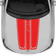 M-Style Motorkap Strepen Vinyl Decal Kit voor BMW X3 G45_3