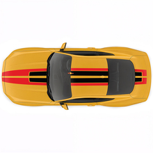 Motorkap Dubbele Racing Strepen Stickers voor Ford Mustang 2