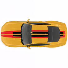Motorkap Dubbele Racing Strepen Stickers voor Ford Mustang 2
