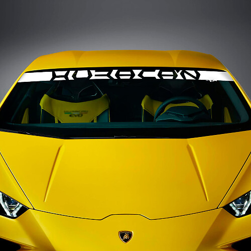 Voorruitstreep Vinyl Decal Sticker Graphics voor Lamborghini Huracan Evo