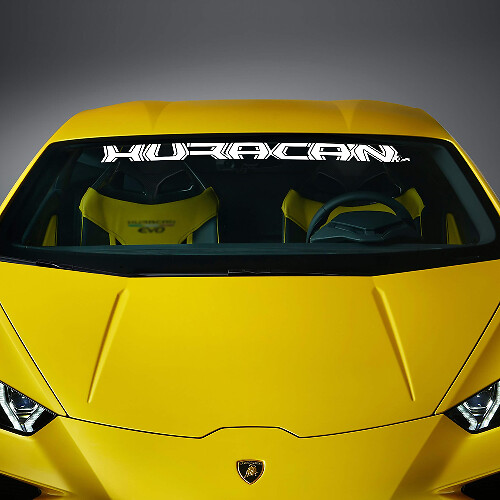 Voorruit Lettering Vinyl Decal Sticker Grafieken voor Lamborghini Huracan Evo