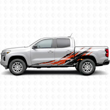 Versleten Splash Deur- en Zijkant Vinyl Strepen voor Chevrolet Colorado 3e Generatie 2023-2026_2