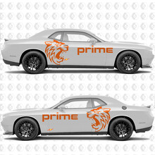 Wildcat aangepaste zijvinylsticker voor Dodge Challenger 2