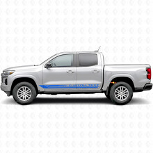 Aangepaste Tekstkader Deur- & Rockerpanels Vinylstrepen voor Chevrolet Colorado 3e Generatie 2023-2026_5