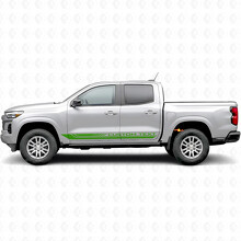 Aangepaste Tekstkader Deur- & Rockerpanels Vinylstrepen voor Chevrolet Colorado 3e Generatie 2023-2026_6